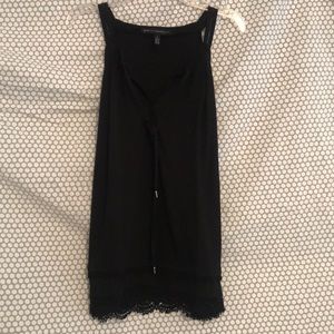 fancy black tank top